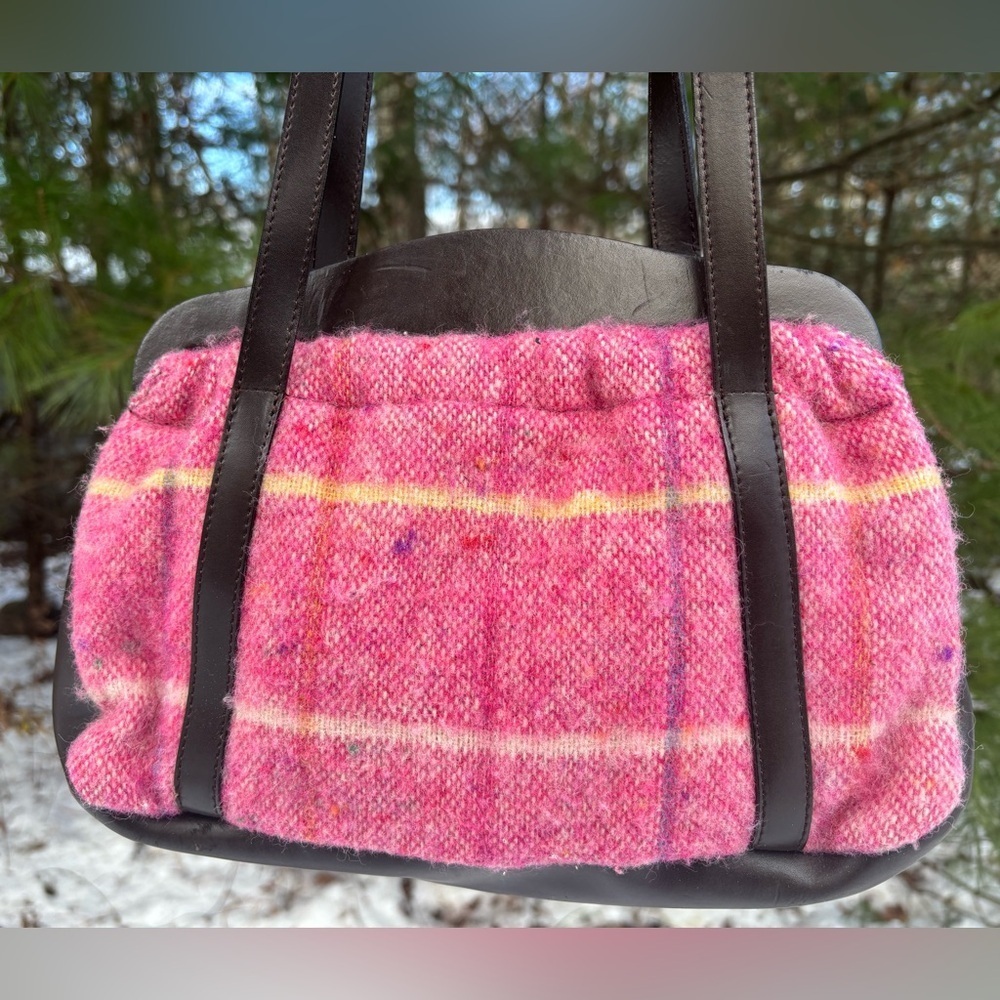 Furla authentic Pink and Brown Shoulder Bag